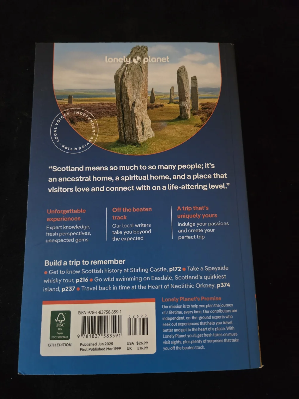 lonely planet scotland travel